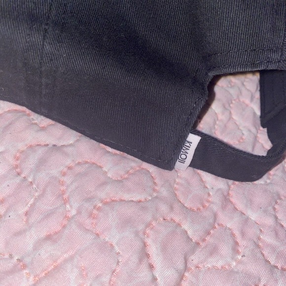 New Kimoji Lit Logo Adjustable Baseball Cap Dad Hat One Size Black - Picture 4 of 7